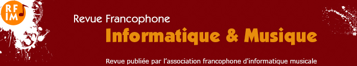 Logo du site de la Revue Informatique et musique - RFIM - MSH Paris Nord